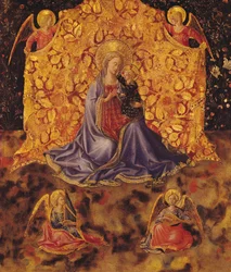 Madonna van Nederigheid met Christuskind en engelen