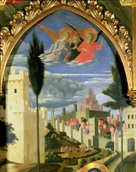 Santa Trinita Altaarstuk (detail)