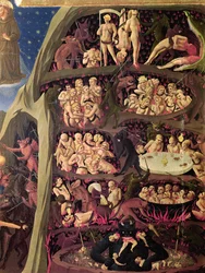 Het Laatste Oordeel, detail van de Hel, c.1431