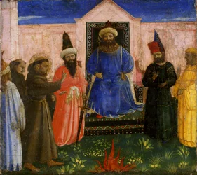 De Vuurproef van St. Franciscus voor de Sultan