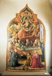 De begrafenis van St. Hiëronymus, 1450-60