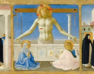 De opstanding, predella van het retabel De kroning van de Maagd, ca. 1430
