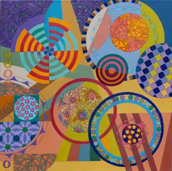 Baila Baila, 2024 (acryl op doek)