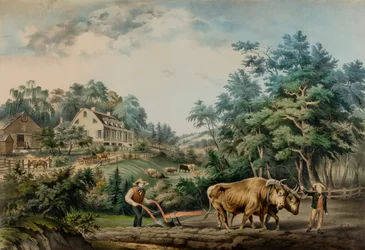 Amerikaanse boerderijscènes. nr. 1.