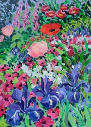 Zomergrens, 2023 (acrylverf op doek)