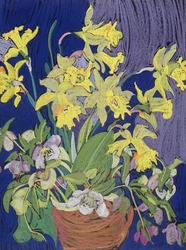 Narcissen met kan