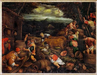 Herfst (schilderij op canvas)