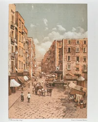 Italië, Napels, De Havenweg