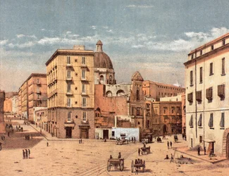 San Francesco-plein bij Porta Capuana in Napels
