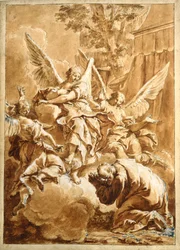 Abraham en de drie engelen