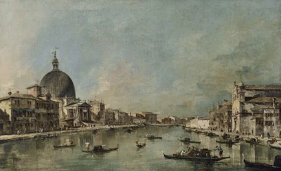 Canal Grande met San Simeone Piccolo en Santa Lucía