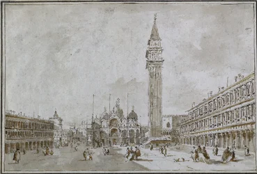 Piazza San Marco, Venetië, 1780s