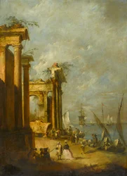 Romeinse ruïnes bij de lagune, ca. 1765-1775