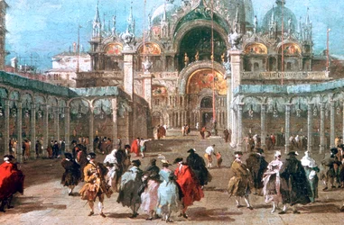 Het Feest van Hemelvaart op het Piazza San Marco, c1775