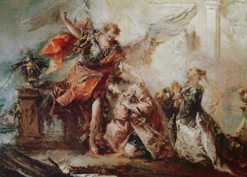 Het huwelijk van Tobias (detail)