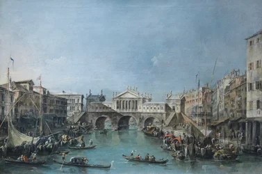 De Rialtobrug naar het ontwerp van Palladio