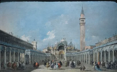 Het feest van de Hemelvaart op het Piazza San Marco, c.1775