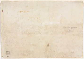 Drie Schetsen van Bogen (verso)