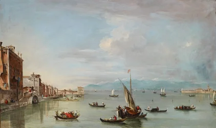 Venetië: de Fondamenta Nuove met de Lagune en het Eiland San Michele