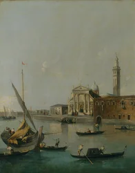 Venetië met schepen
