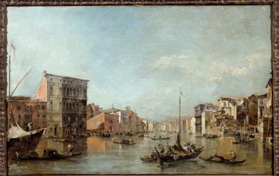 Uitzicht op het Canal Grande in Venetië