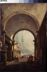 Uitzicht op Venetië