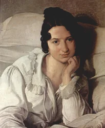 Italiaans: Portret van Carolina Zucchi Portret van Carolina Zucchi