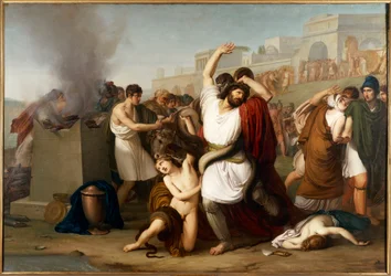 Schilderij van Trojaanse priester Laocoön