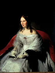 Portret van Sarah Louise Strachan, prinses van Sant