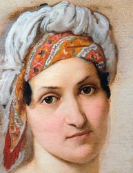 Portret van de vrouw Vincenza Scaccia, 1816