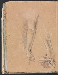 Verona Schetsboek: Armen en handen met draperie (pagina 78)