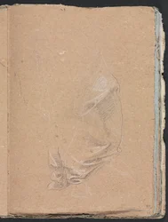 Verona Schetsboek: Draperiestudie (pagina 57)