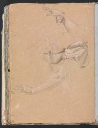 Verona Schetsboek: Vrouwelijke Armen en Handen met Draperie (pagina 82)