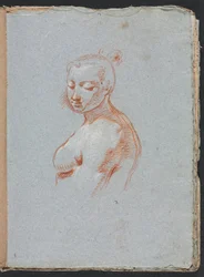 Verona schetsboek: Vrouwelijk naakt pagina 27, 1760