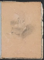 Verona Schetsboek: Vrouwelijk profiel (pagina 65)