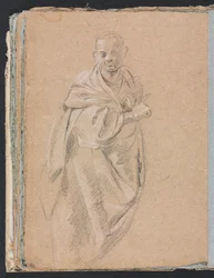 Verona Schetsboek: Staande monnik pagina 52, 1760