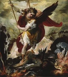 Sint Michaël verslaat Satan
