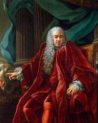 Portret van Agostino Viale (1692-1777), doge van de Republiek Genua van 1750 tot 1752
