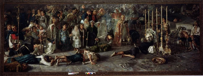 Il voto (Feest ter ere van St. Pantaleon 27 juli in Miglianico in Abruzzo, Italië)