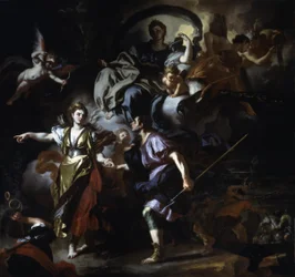 de koninklijke jacht op Dido en Aeneas
