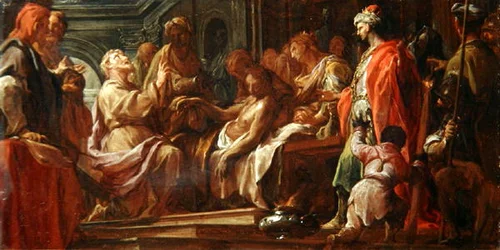 Studie voor Sint Mattheüs die de Zoon van de Koning van Ethiopië Opwekt