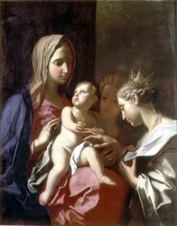 Het mystieke huwelijk van St. Catherine