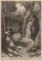 Franciscus ontvangt de stigmata