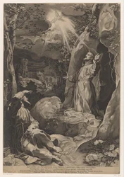 Franciscus ontvangt de stigmata