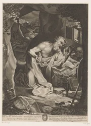 Heilige Hieronymus in de wildernis