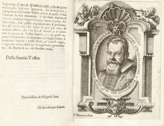Portret van Galileo Galilei