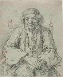 Portret van een oude man