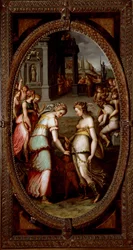 Juno leent de gordel van Venus