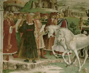 Hal van de maanden: Maart (fresco)