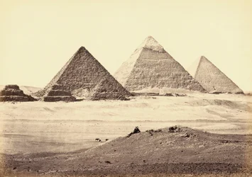 Het piramidecomplex van Gizeh, Egypte